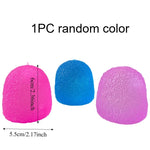 Ice Ball Maltose Squishy Toys Blue Mochi Sensory Fidgets Toy Simulated Transparent Anti Stress Slow-rebound Decompression Toy
