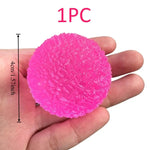 Ice Ball Maltose Squishy Toys Blue Mochi Sensory Fidgets Toy Simulated Transparent Anti Stress Slow-rebound Decompression Toy