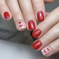 24Pcs Colorful Press On Fake Nails Set