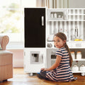 NNECW Large Wooden Kids Play Kitchen Set Toy-0