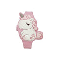 3D Childrens Watch Cute Unicorn LED Electronic Kids Watches Boys Girls Silicone Toy Wristwatches Learning Time 3D Cute Toddler Shape Clamshell Design Kids Digital Led Watch For Kids Birthday Presents Gifts