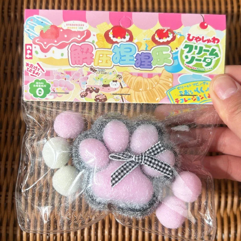 Cat Paw Mochi Squishy Fidget Toy Plush-17