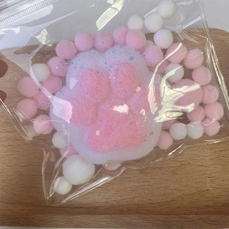 Cat Paw Mochi Squishy Fidget Toy Plush-11