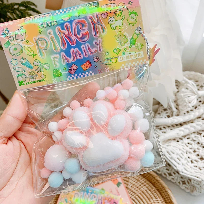 Cat Paw Mochi Squishy Fidget Toy Plush-22