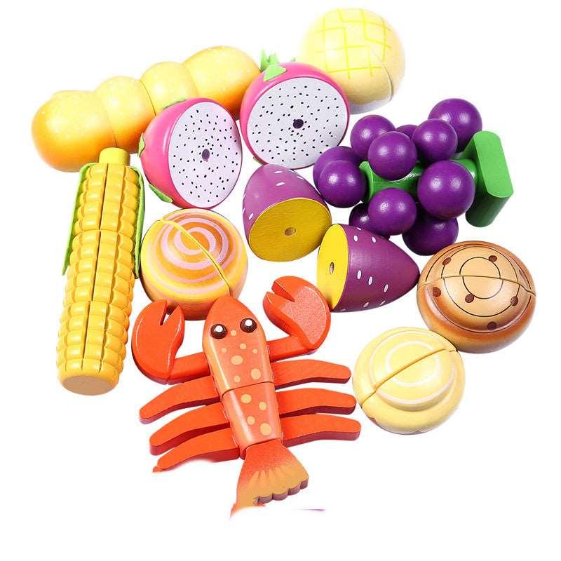 Delightful Wooden Fruit Play Set for Imaginative Learning-0