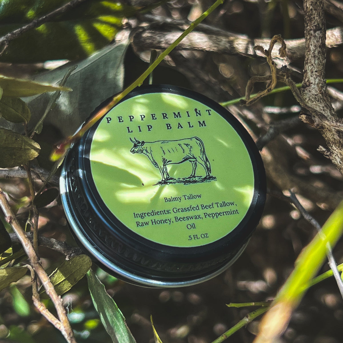Peppermint Tallow Lip Balm