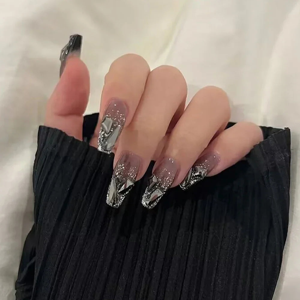 Medium Long Acrylic Fake Nails