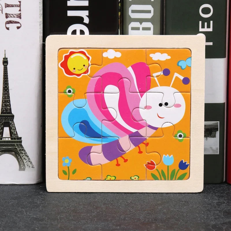 9pcs wooden toy jigsaw-19