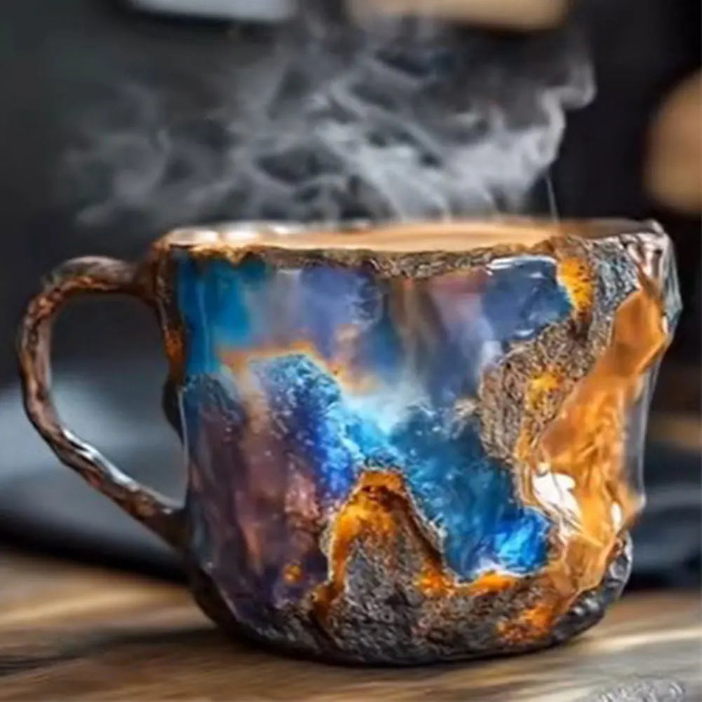 Mineral Crystal Coffee Mug | Colorful Elegant Resin Cup for Coffee, Tea &amp; More StepUp Coffee