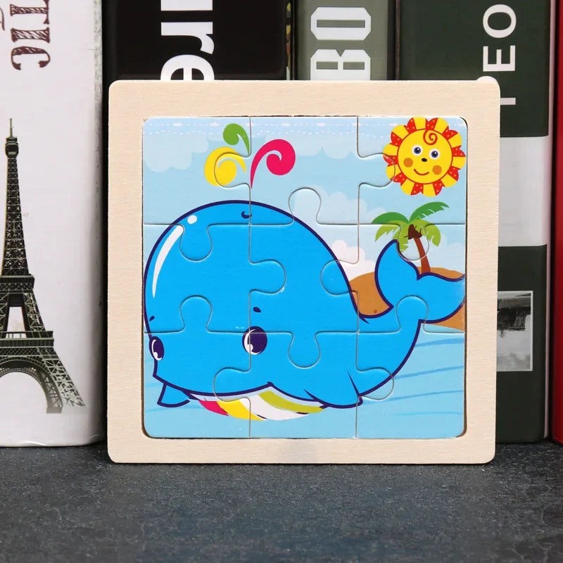 9pcs wooden toy jigsaw-11
