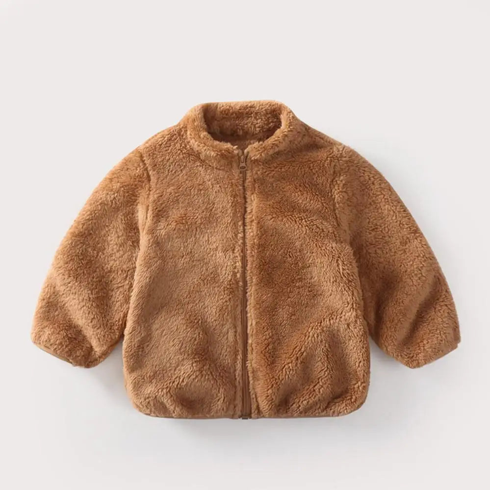 Kids Plush Warm Jacket-10