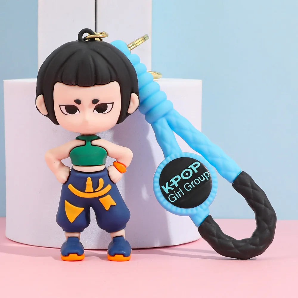 Trendy KPop Figure Keychain – Collectible Piece-4