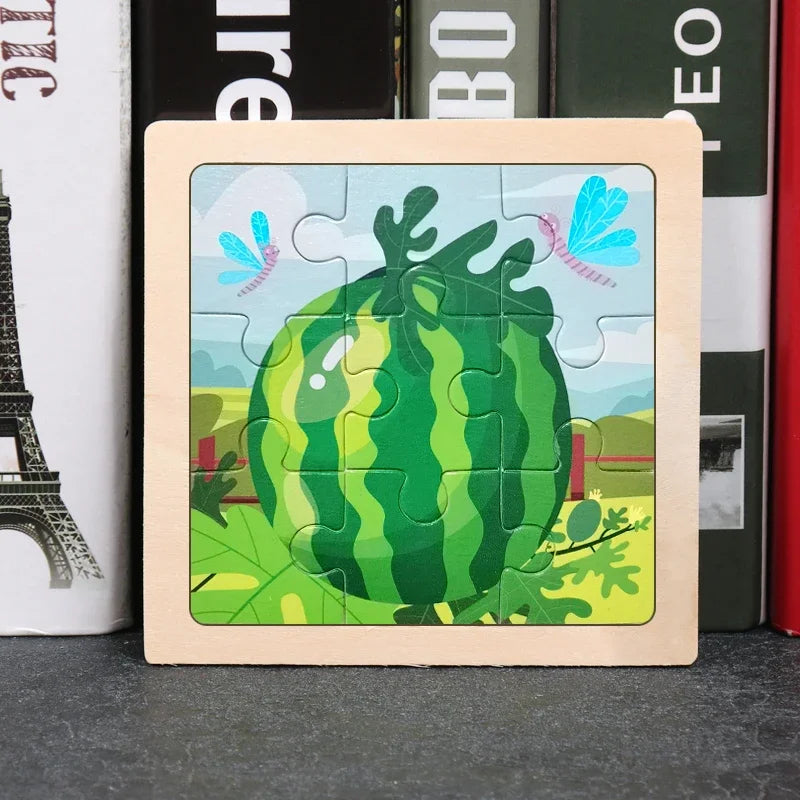 9pcs wooden toy jigsaw-38