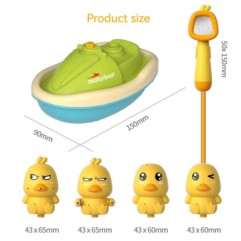 Bath Toy splashing ducks-4