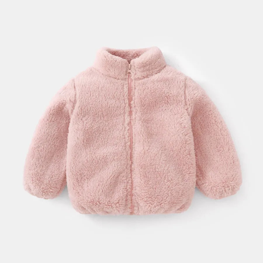 Kids Plush Warm Jacket-2