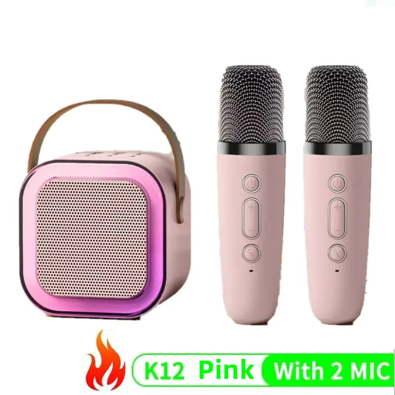 Mini Karaoke and Adults Bluetooth 1 or 2 Microphones-8