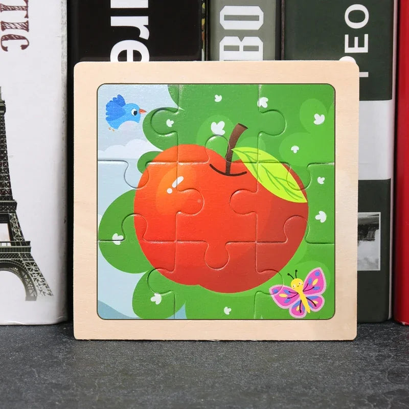 9pcs wooden toy jigsaw-36