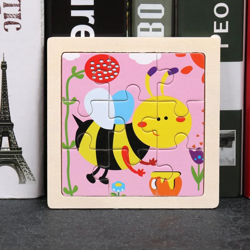 9pcs wooden toy jigsaw-6