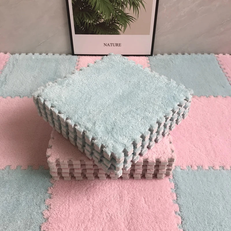 20 Pieces Set Modular Velvet Play Mat-10