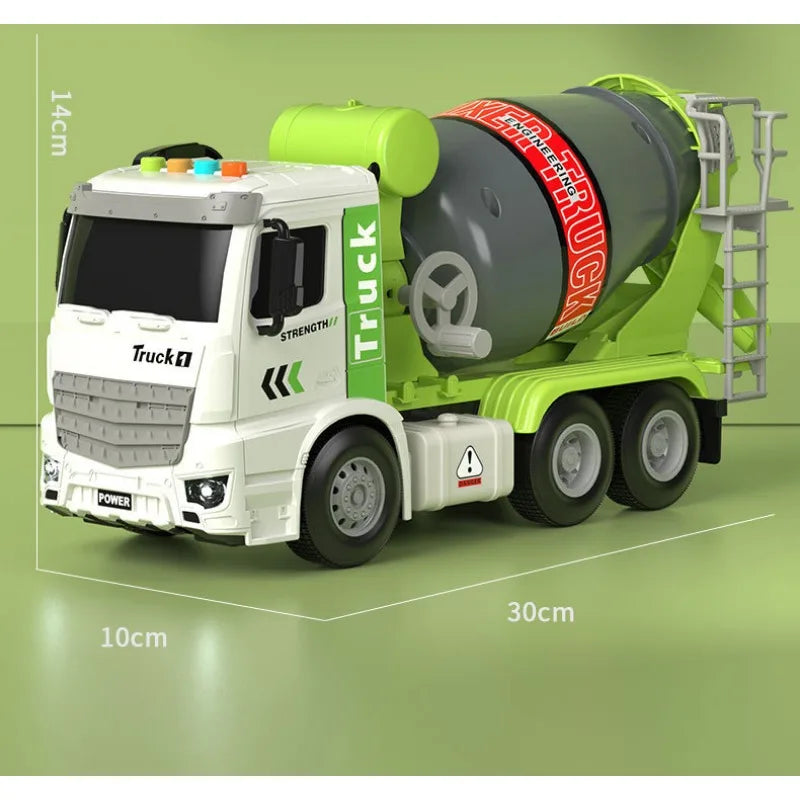 Electric Concrete Mixer Toy with Balls-4