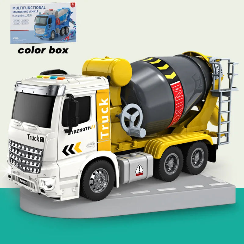 Electric Concrete Mixer Toy with Balls-5