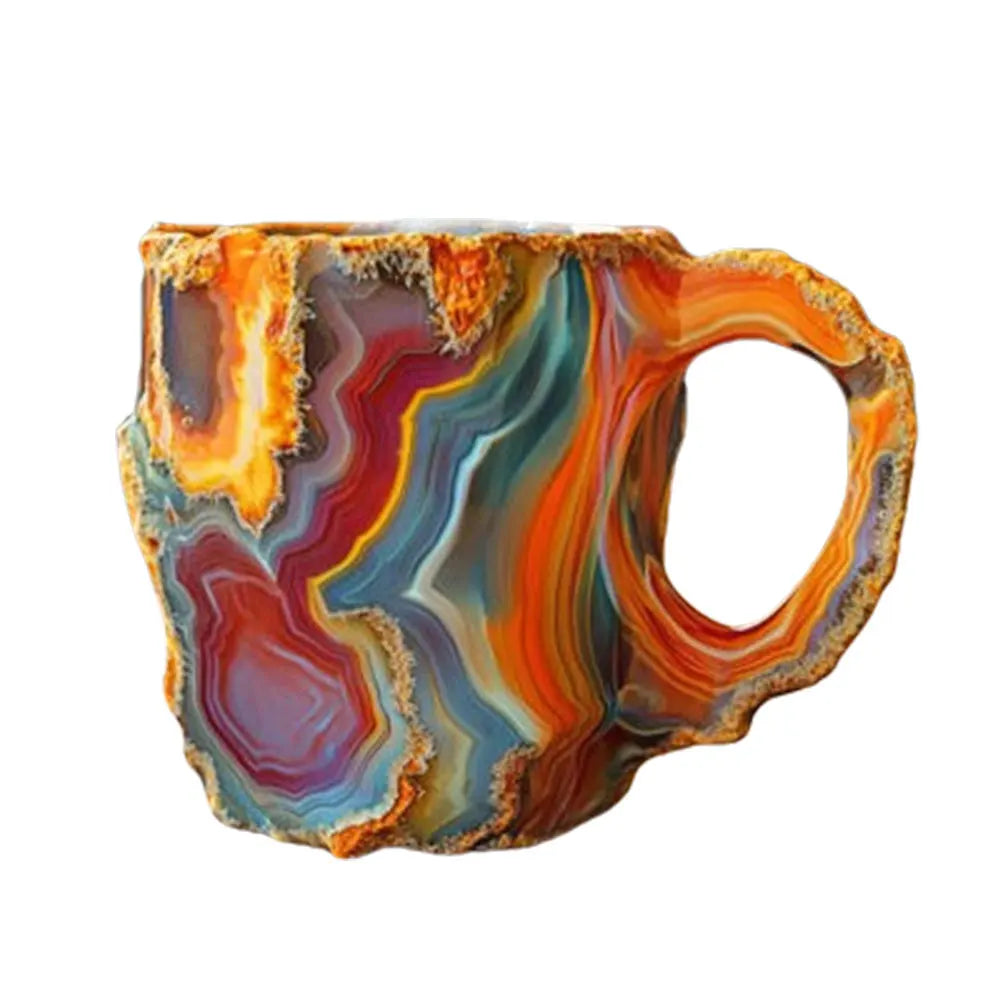 Mineral Crystal Coffee Mug | Colorful Elegant Resin Cup for Coffee, Tea &amp; More StepUp Coffee