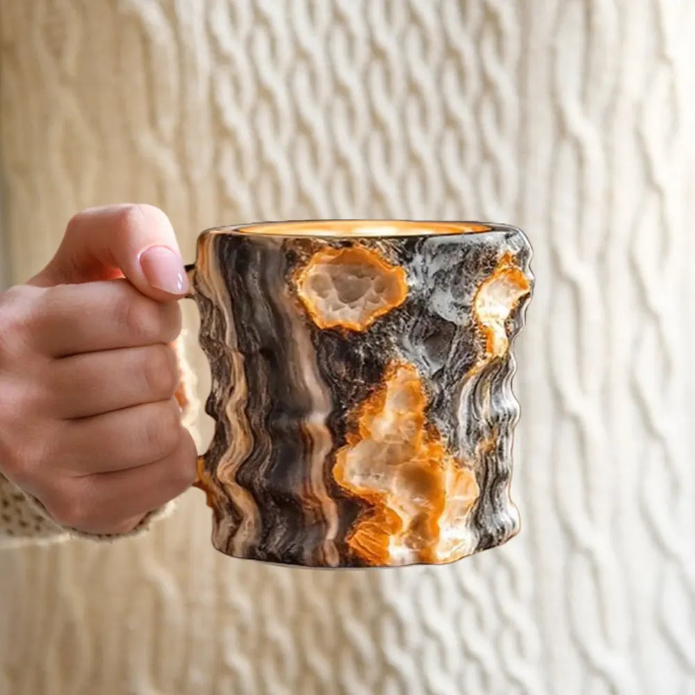 Mineral Crystal Coffee Mug | Colorful Elegant Resin Cup for Coffee, Tea &amp; More StepUp Coffee