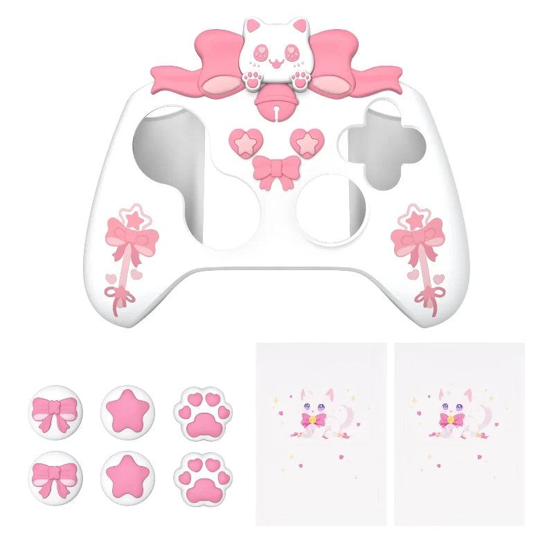 PlayVital Kawaii Cat Xbox Controller Cover
