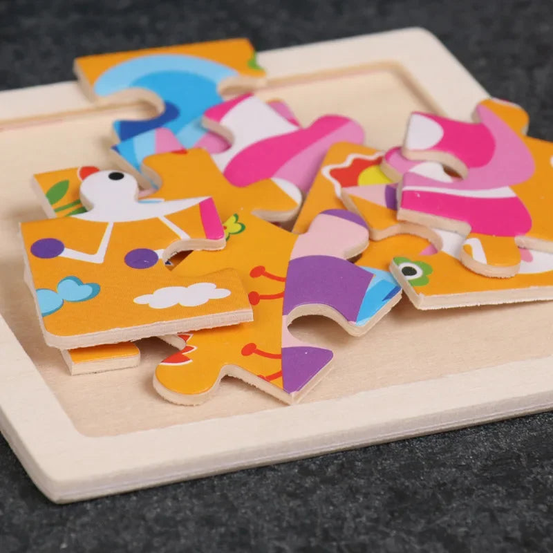 9pcs wooden toy jigsaw-1