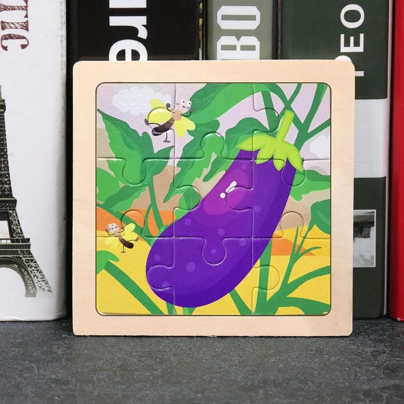 9pcs wooden toy jigsaw-32
