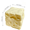 Taba Squishy Cheese Cube Stress Ball Shapeable Squeeze Ball Non Rebound Sensory Fidget Toys for Kids and Adults Relaxing Gifts-5