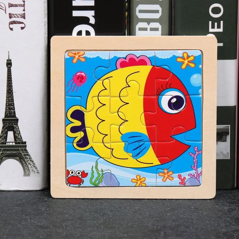 9pcs wooden toy jigsaw-14