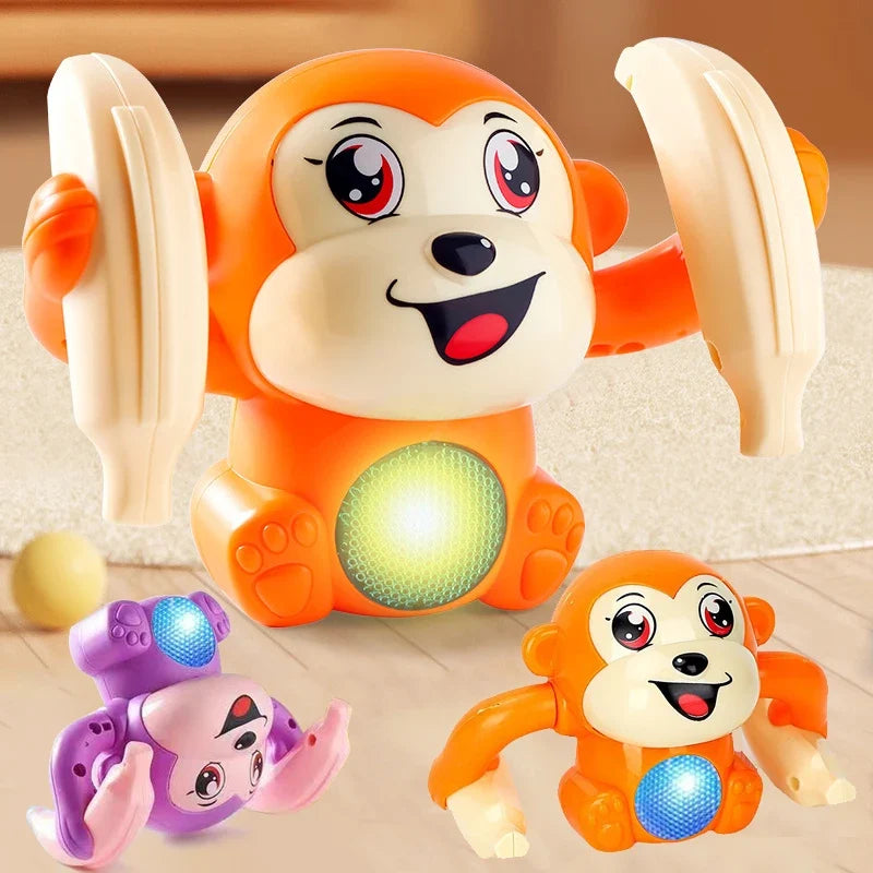 Rolling Monkey Musical Baby Toy-0