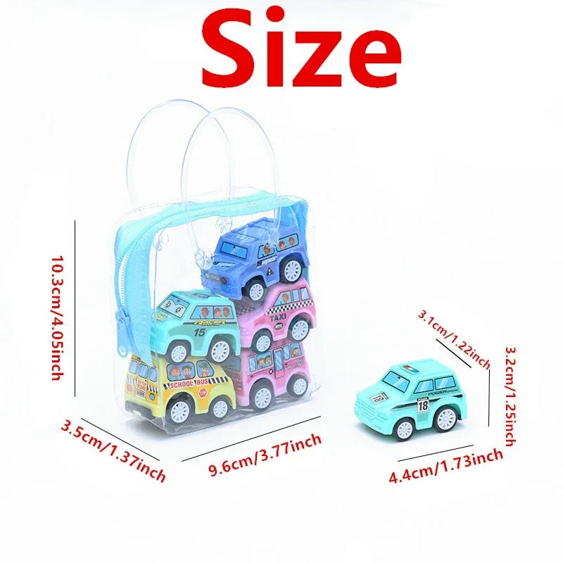 6pcs Car Model Toy Set with organizer bag-4
