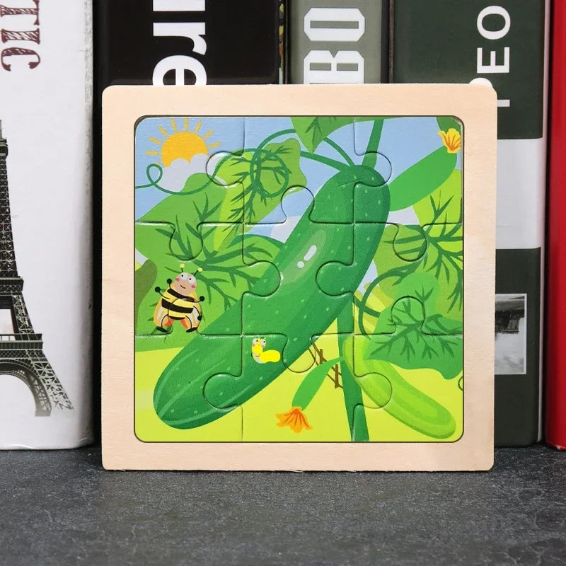9pcs wooden toy jigsaw-26