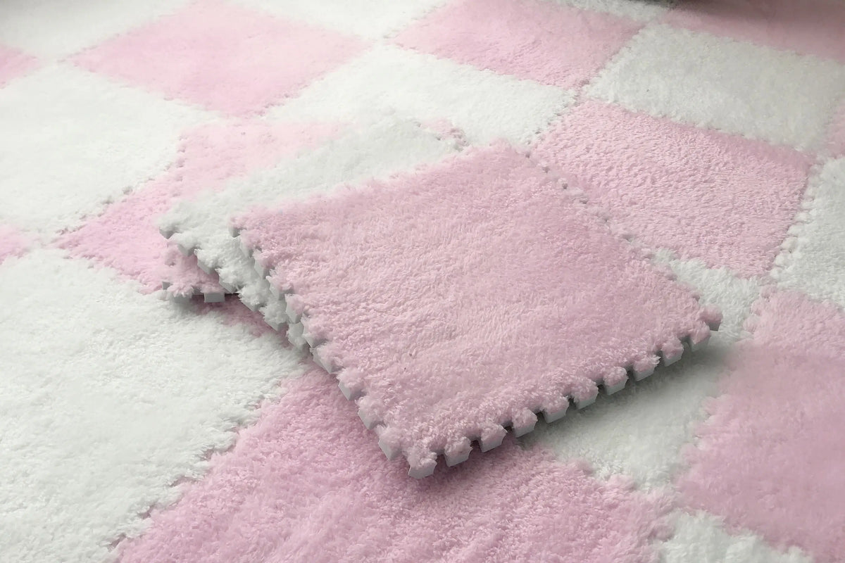 20 Pieces Set Modular Velvet Play Mat-16