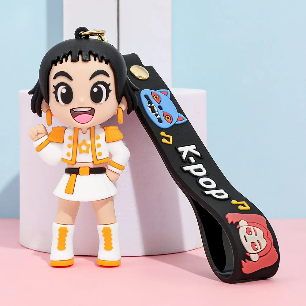 Trendy KPop Figure Keychain – Collectible Piece-13