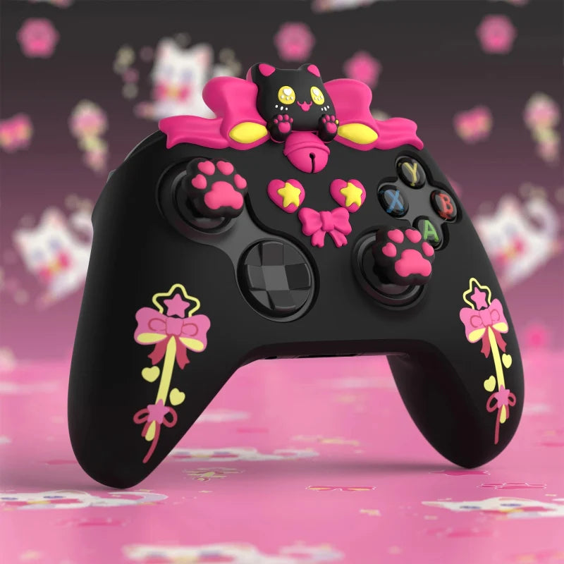 PlayVital Kawaii Cat Xbox Controller Cover