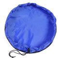 Blue Toy Storage Bag & Play Mat 50cm Portable Toys Organizer-0