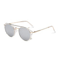 Daring Round Flip Sunglasses