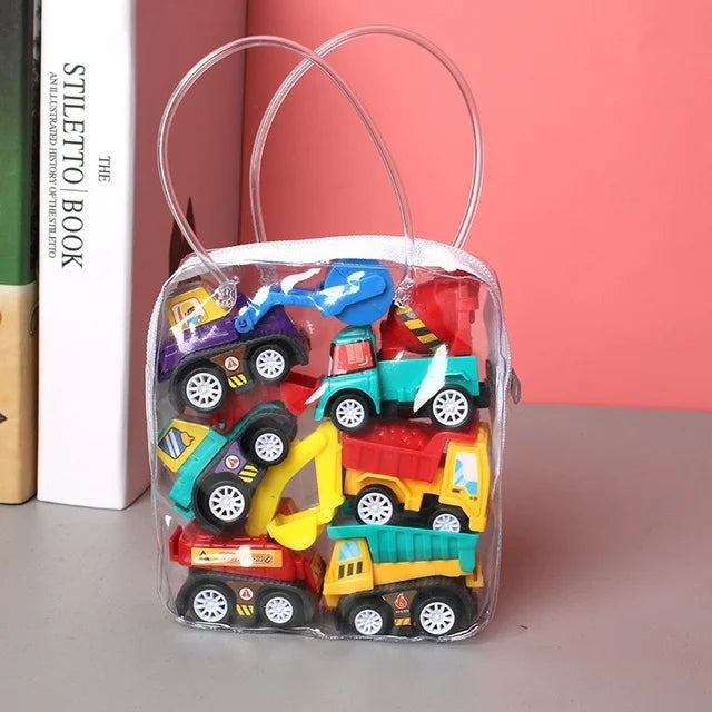 6pcs Car Model Toy Set with organizer bag-5
