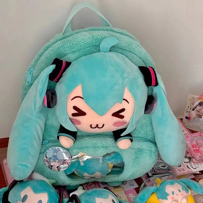 Hatsune Miku Plush Backpack-1
