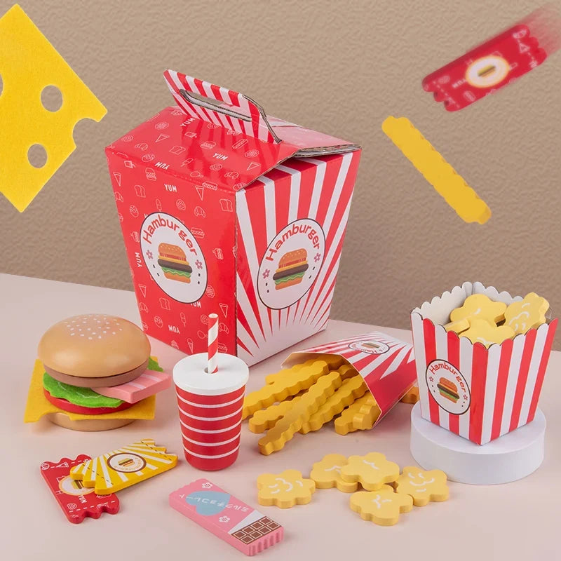 Burgers and Fries Toy Set-4