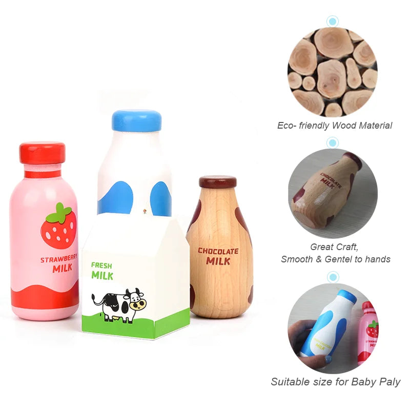 Wooden Toy Food and Beverage Set-1