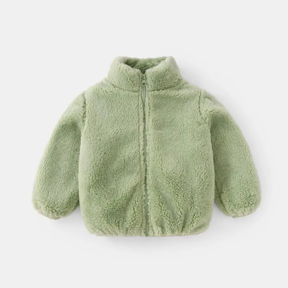 Kids Plush Warm Jacket-11