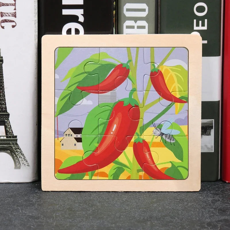 9pcs wooden toy jigsaw-27