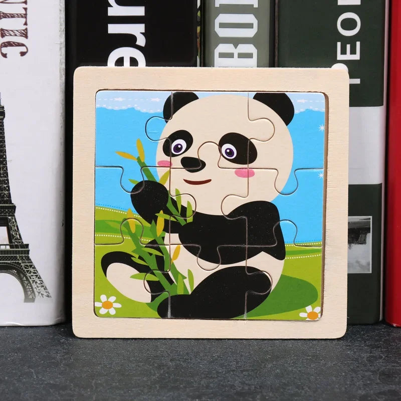 9pcs wooden toy jigsaw-10