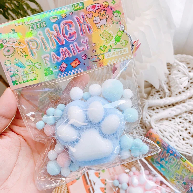 Cat Paw Mochi Squishy Fidget Toy Plush-21