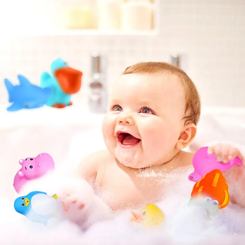 10pcs floating animal toys-1