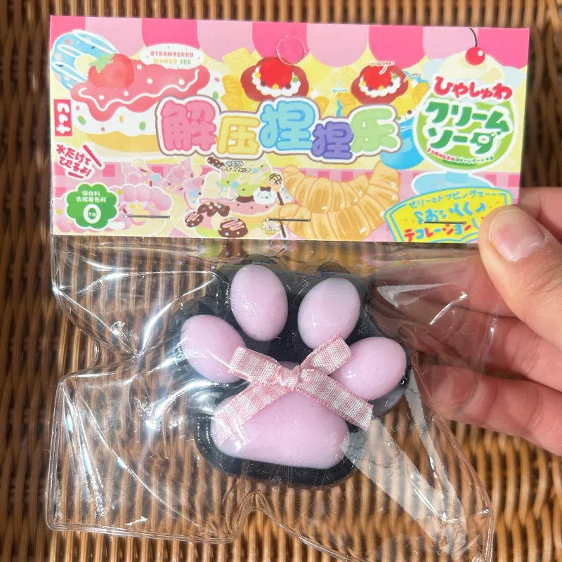Cat Paw Mochi Squishy Fidget Toy Plush-16